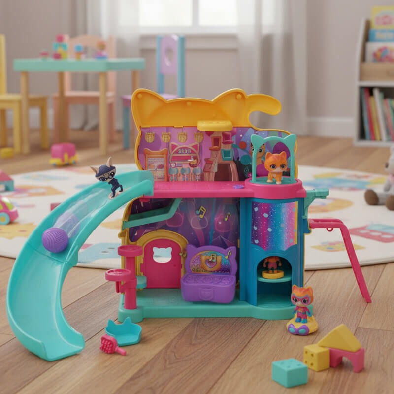 Super Kitties playset