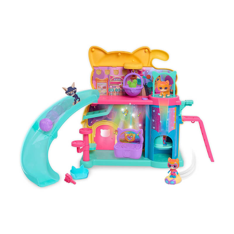 Super Kitties On-the-Go Headquarters Playset